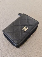 Chanel, Zippy Card Holder, , Black, New - Image 17