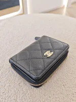 Chanel, Zippy Card Holder, , Black, New - Image 18