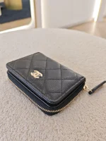 Chanel, Zippy Card Holder, , Black, New - Image 20