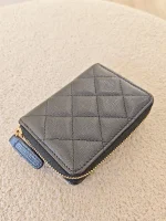 Chanel, Zippy Card Holder, , Black, New - Image 21