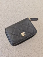 Chanel, Zippy Card Holder, , Black, New - Image 26