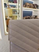 YSL, Envelope Clutch Bag, , Beige, Very Very  Good - Image 8