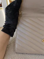 YSL, Envelope Clutch Bag, , Beige, Very Very  Good - Image 32