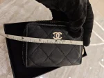 Chanel, Zippy Card Holder, , Black, New - Image 40