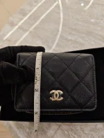 Chanel, Zippy Card Holder, , Black, New - Image 41