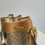 Gucci, x Disney Mickey Bucket Bag, Small, Brown, Very Very  Good - Image 10