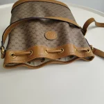 Gucci, x Disney Mickey Bucket Bag, Small, Brown, Very Very  Good - Image 37