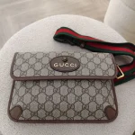 Gucci, GG Supreme Belt Bag, , Beige, Like New - Image 2