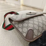 Gucci, GG Supreme Belt Bag, , Beige, Like New - Image 5