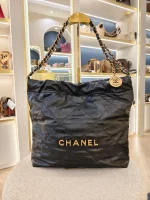 Chanel, Chanel 22, Small, Black, Like New - Image 5