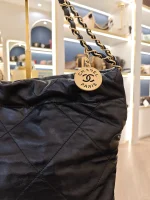 Chanel, Chanel 22, Small, Black, Like New - Image 6