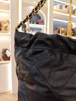 Chanel, Chanel 22, Small, Black, Like New - Image 7