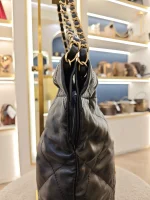 Chanel, Chanel 22, Small, Black, Like New - Image 15