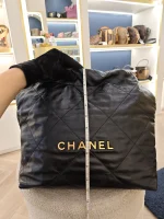 Chanel, Chanel 22, Small, Black, Like New - Image 41