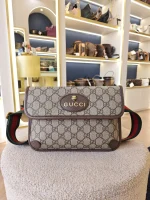 Gucci, GG Supreme Belt Bag, , Beige, Very Very  Good - Image 3