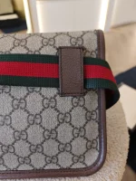 Gucci, GG Supreme Belt Bag, , Beige, Very Very  Good - Image 8