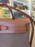 Hermes, Herbag Zip 31, 31", Etoupe, Like New - Image 7