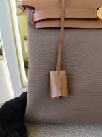 Hermes, Herbag Zip 31, 31", Etoupe, Like New - Image 10