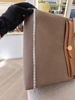 Hermes, Herbag Zip 31, 31", Etoupe, Like New - Image 38