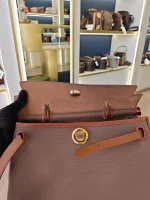 Hermes, Herbag Zip 31, 31", Etoupe, Like New - Image 42