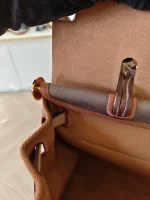 Hermes, Herbag Zip 31, 31", Etoupe, Like New - Image 50