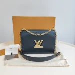 Louis Vuitton, Twist, MM, Black, Very Very  Good - Image 2