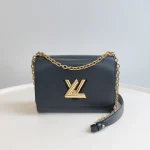 Louis Vuitton, Twist, MM, Black, Very Very  Good - Image 3