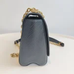 Louis Vuitton, Twist, MM, Black, Very Very  Good - Image 4