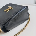 Louis Vuitton, Twist, MM, Black, Very Very  Good - Image 9