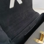 Louis Vuitton, Twist, MM, Black, Very Very  Good - Image 36
