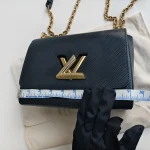 Louis Vuitton, Twist, MM, Black, Very Very  Good - Image 51