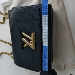 Louis Vuitton, Twist, MM, Black, Very Very  Good - Image 52