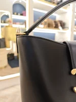 Celine, Celine Medium Bucket Louise, Medium, Black, Like New - Image 9