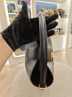 Celine, Celine Medium Bucket Louise, Medium, Black, Like New - Image 41
