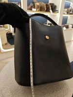 Celine, Celine Medium Bucket Louise, Medium, Black, Like New - Image 42