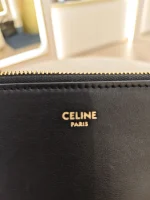 Celine, Celine Medium Bucket Louise, Medium, Black, Like New - Image 54