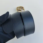 Gucci, Marmont Thin Leather Belt , 75/30, Black, Very Very  Good - Image 9