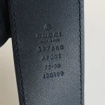Gucci, Marmont Thin Leather Belt , 75/30, Black, Very Very  Good - Image 13