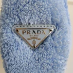 Prada, Re-Edition 2000 Terry Mini Bag, Mini, Blue, Very Good - Image 13