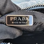 Prada, Re-Edition 2000 Terry Mini Bag, Mini, Blue, Very Good - Image 30