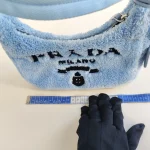 Prada, Re-Edition 2000 Terry Mini Bag, Mini, Blue, Very Good - Image 37