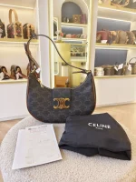 Celine, [Celine] Ava Triomphe, Medium, Brown, Very Very  Good - Image 2