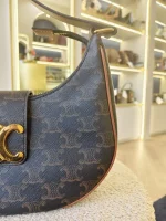 Celine, [Celine] Ava Triomphe, Medium, Brown, Very Very  Good - Image 6