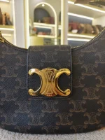 Celine, [Celine] Ava Triomphe, Medium, Brown, Very Very  Good - Image 7