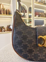 Celine, [Celine] Ava Triomphe, Medium, Brown, Very Very  Good - Image 8