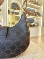 Celine, [Celine] Ava Triomphe, Medium, Brown, Very Very  Good - Image 11