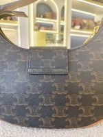 Celine, [Celine] Ava Triomphe, Medium, Brown, Very Very  Good - Image 12