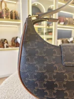 Celine, [Celine] Ava Triomphe, Medium, Brown, Very Very  Good - Image 13
