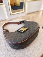 Celine, [Celine] Ava Triomphe, Medium, Brown, Very Very  Good - Image 21