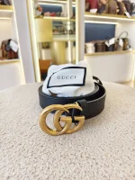Gucci, Marmont Leather Belt, 90/36, Black, Very Very  Good - Image 2